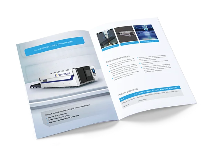 Brochure sur la machine de découpe laser

