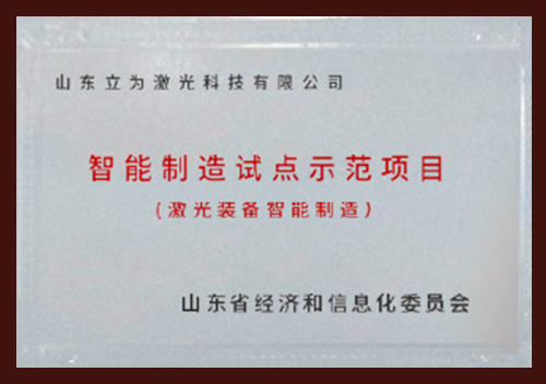 Projet pilote de fabrication de lasers industriels intelligents