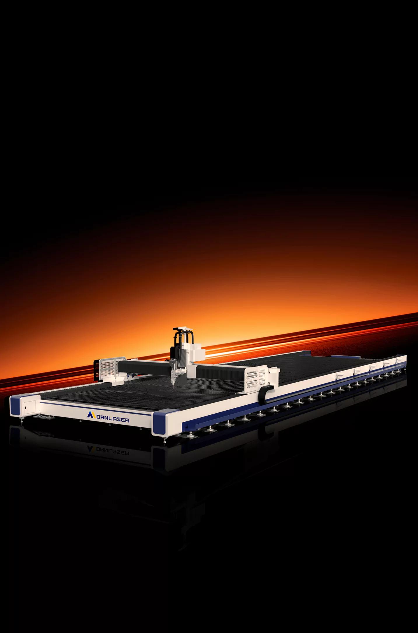 Machine de découpe hybride laser–flamme