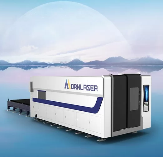 Machine de découpe laser à fibre entièrement couverte