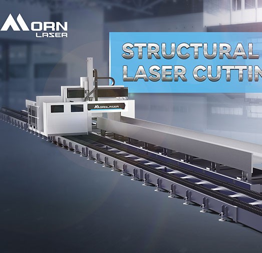 Découpeuse laser pour profilés en acier / poutres en H