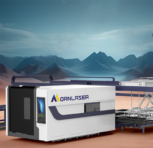 Ligne de production de découpe laser à chargement et déchargement entièrement automatique