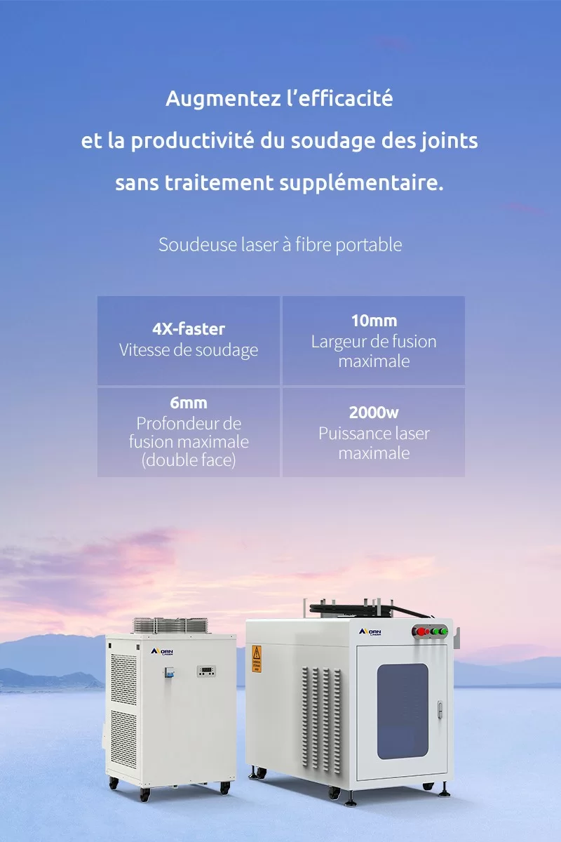 Soudeuse laser à fibre portable